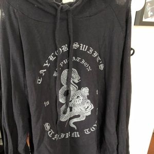 Taylor Swift cropped reputation Tour Sweatshirt